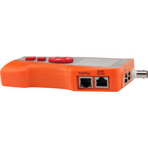 Cable tester with length measurement, cable tracer, and POE detection, 8 remote identifiers